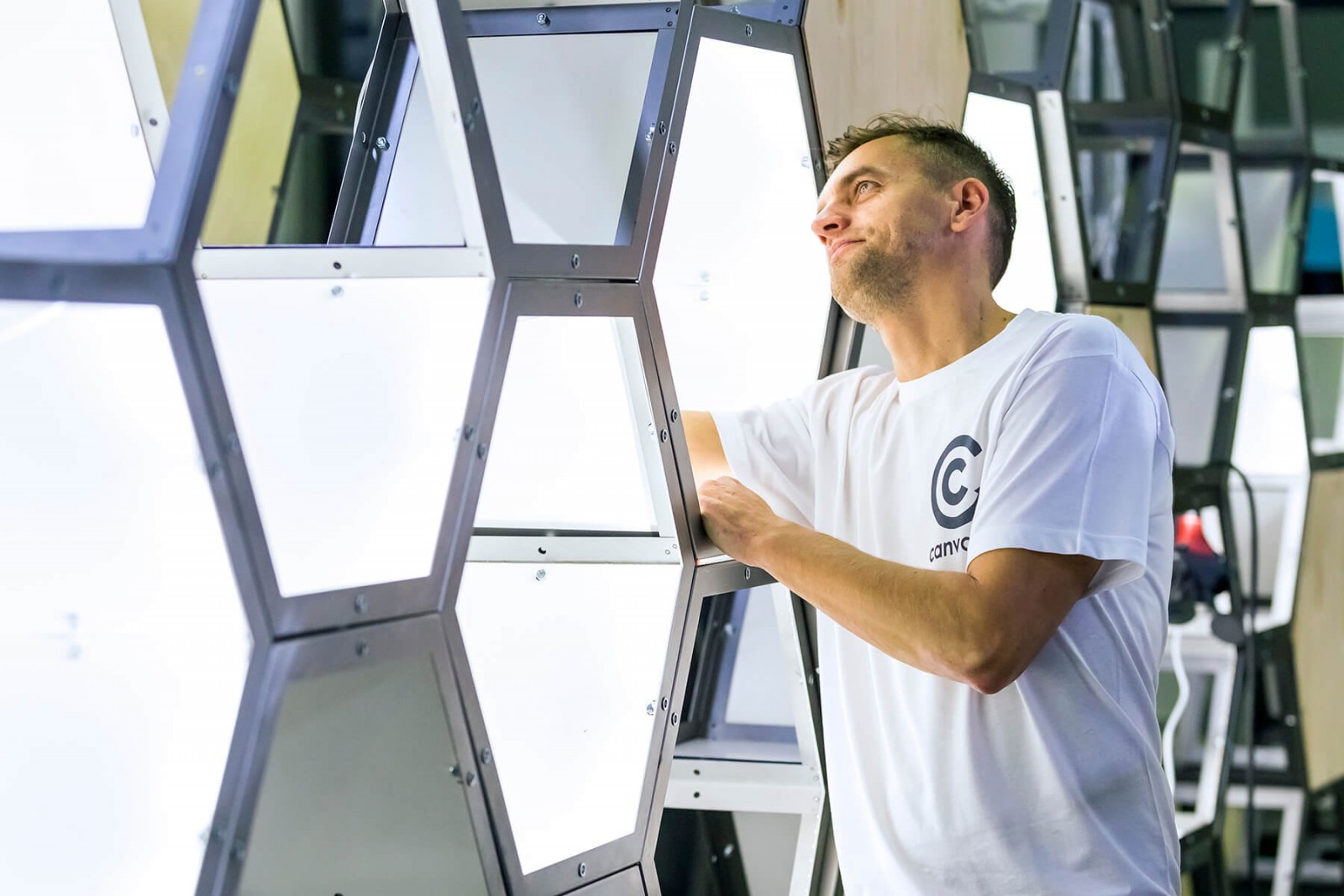 POS z dibondu i stali