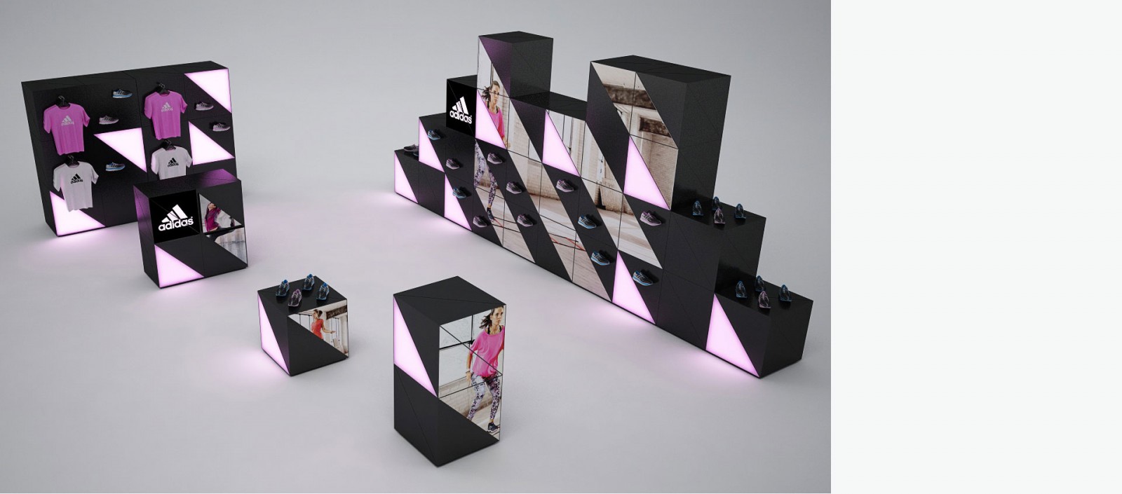 ADIDAS – LIGHTED STAND