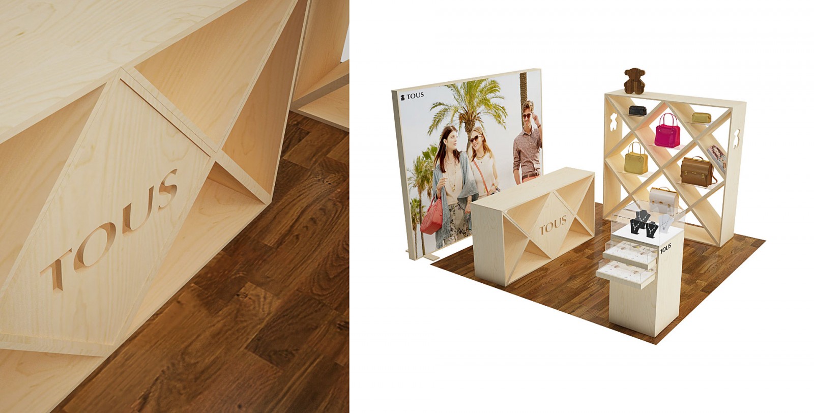 Stoisko reklamowe TOUS