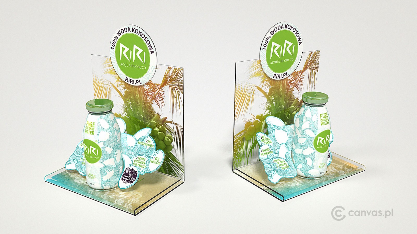 Ekspozytor reklamowy naladowy Riri